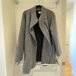 MARINE LAYER Stephanie Cocoon Coat in Ash Heather
